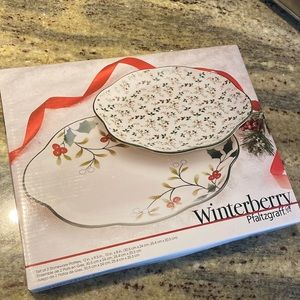 BNIB Pfaltzgraff serving platters 🎄